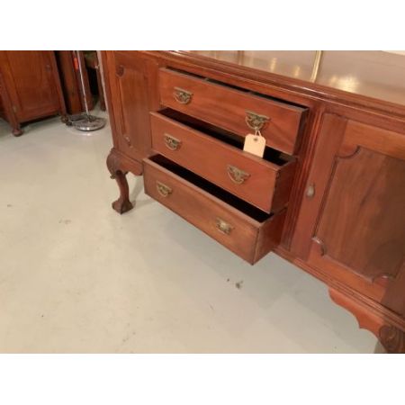 Antikes Sideboard aus Mahagoni Massivholz 1920