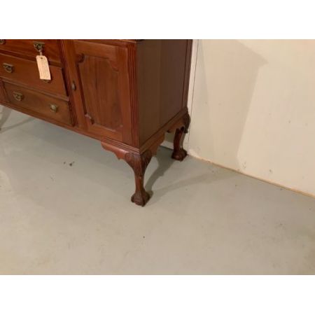 Antikes Sideboard aus Mahagoni Massivholz 1920