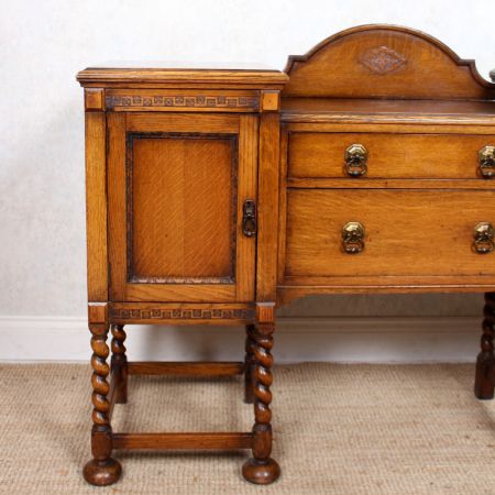 Antikes Eichenholz Sideboard 