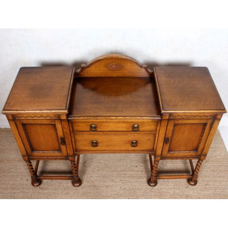 Antikes Eichenholz Sideboard 