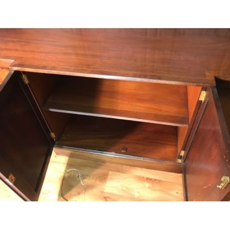 Antikes Breakfront Sideboard aus Mahagoni 