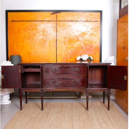 Antikes kubanisches Mahagoni Sideboard