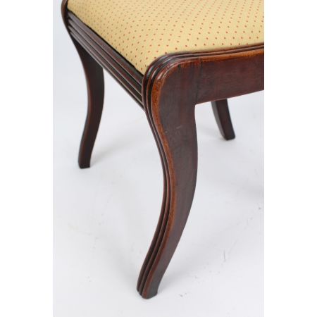 Antikes Paar Mahagoni Stühle 