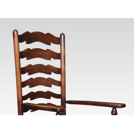 Antiker Satz von zehn Eichenholz Esszimmerstühlen