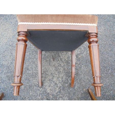 Antikes Set aus zehn Mahagoni Esszimmerstühle um 1850