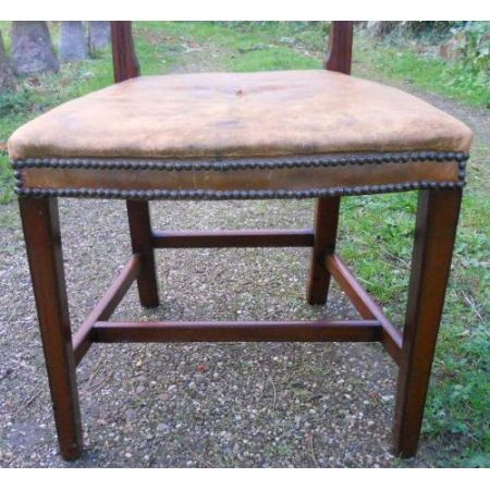 Antikes Set mit zehn Mahagoni-Esszimmerstühlen