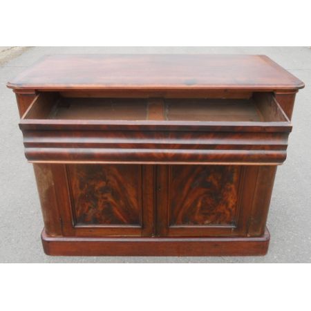 Antikes Sideboard aus Mahagoni Massivholz 1850