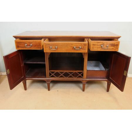 Antikes Chiffonier aus massivem Mahagoni edwardian