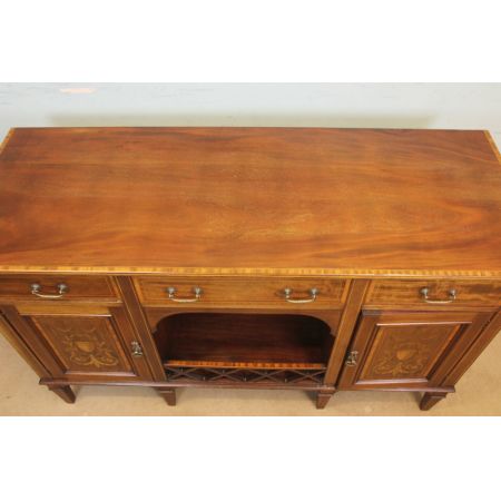 Antikes Chiffonier aus massivem Mahagoni edwardian