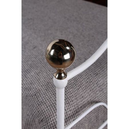 Antikes Einzellbettgestell aus Eisen 1900