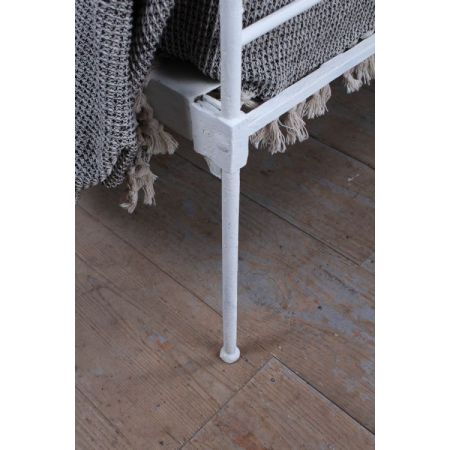 Antikes Einzellbettgestell aus Eisen 1900