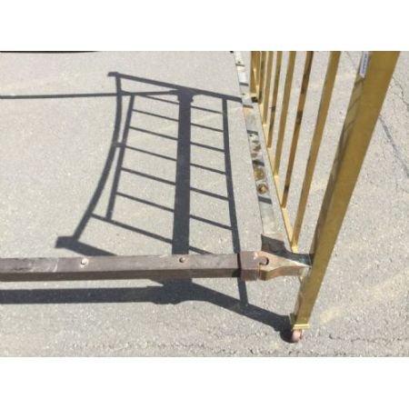 Antikes Bettgestell aus Messing 1900