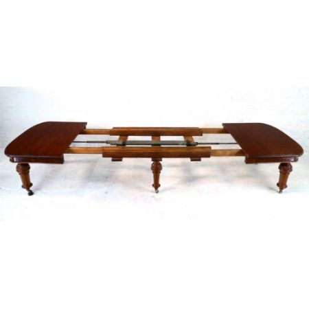 Antiker wind-out Esstisch mit leaves victorian