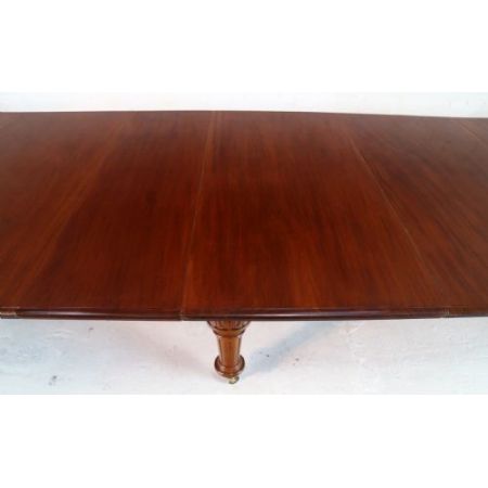 Antiker wind-out Esstisch mit leaves victorian