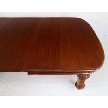 Antiker wind-out Esstisch mit leaves victorian