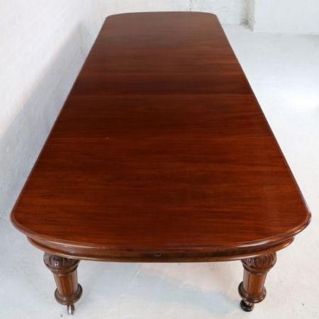 Antiker wind-out Esstisch mit leaves victorian