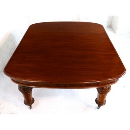 Antiker wind-out Esstisch mit leaves victorian