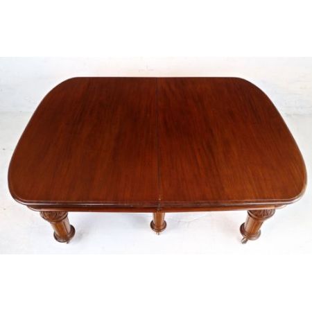 Antiker wind-out Esstisch mit leaves victorian