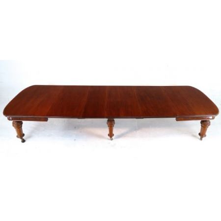 Antiker wind-out Esstisch mit leaves victorian