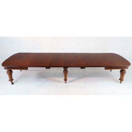 Antiker wind-out Esstisch mit leaves victorian