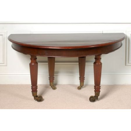 Antiker Regency Esstisch Mahagoni Massivholz