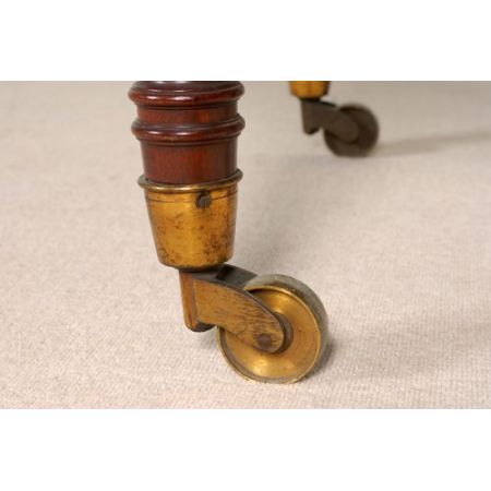 Antiker Regency Esstisch Mahagoni Massivholz