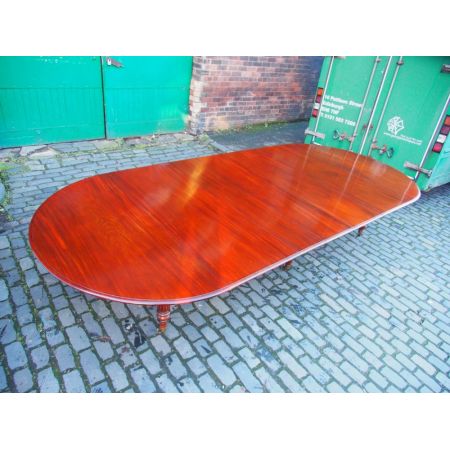 Antiker M. Willson Esstisch in Mahgoni Massivholz 1830