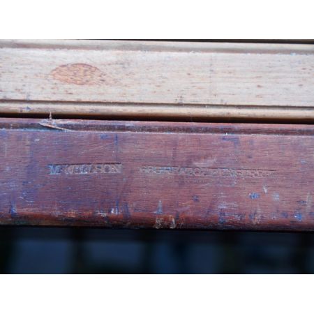 Antiker M. Willson Esstisch in Mahgoni Massivholz 1830