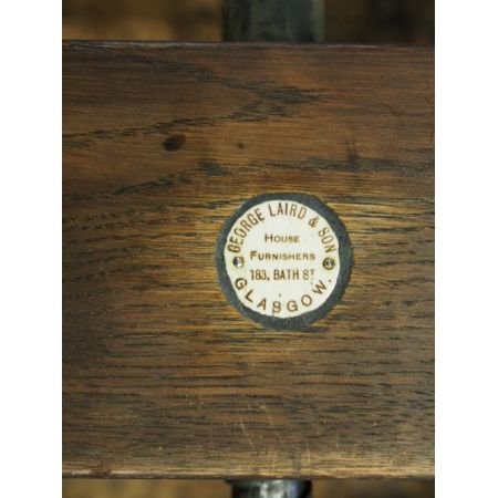 Antiker Esstisch aus Mahagoni mit 4 Platten
