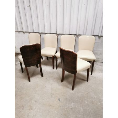 Antiker Art Deco Esstisch aus hochwertigstem Coromandelholz