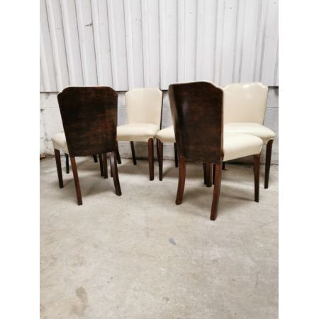 Antiker Art Deco Esstisch aus hochwertigstem Coromandelholz