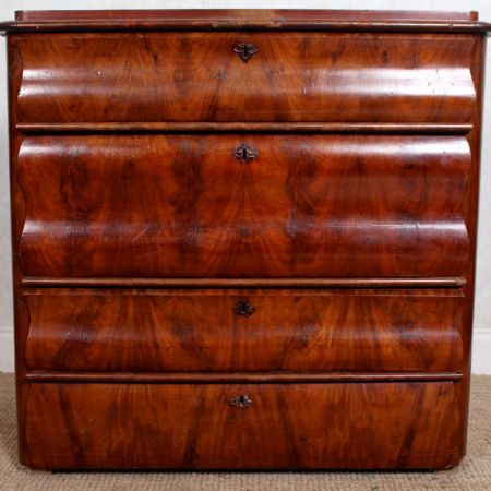 Antike Biedermeier Kommode aus Mahagoni