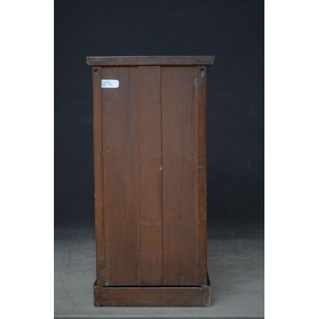 Viktorianische Wellington-Kommode aus Nussbaumholz