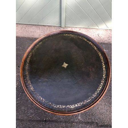 Antiker Stativ Weintisch aus Mahagoni von ca 1920