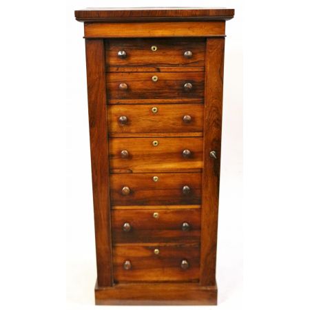 Early victorian Wellington Kommode Rosewood Massivholz