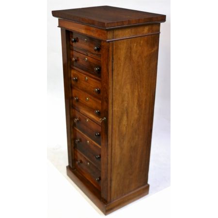 Early victorian Wellington Kommode Rosewood Massivholz