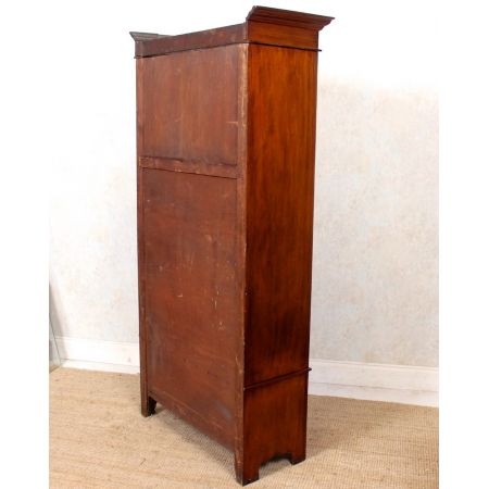 Edwardian Kleiderschrank mit Intarsien