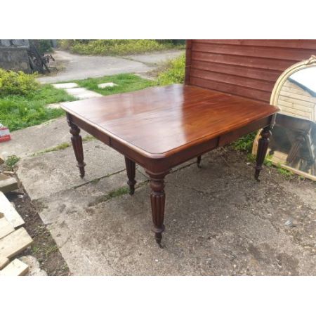 Regency Esstisch aus massivem Mahagoni 19. Jahrhundert