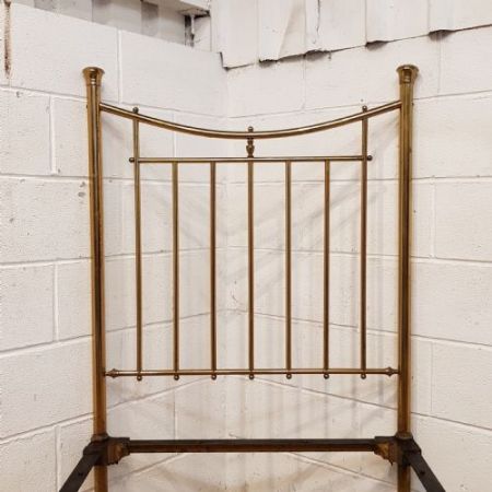 Antikes Betten-Paar aus Messing 1880