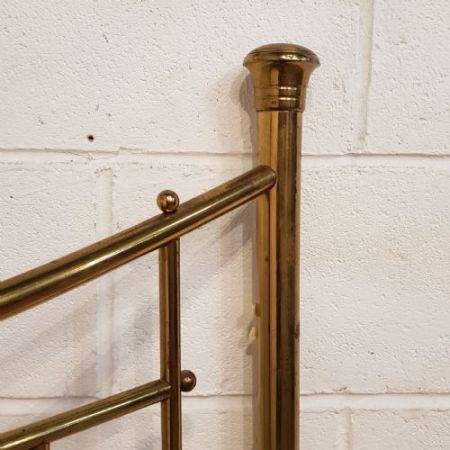 Antikes Betten-Paar aus Messing 1880