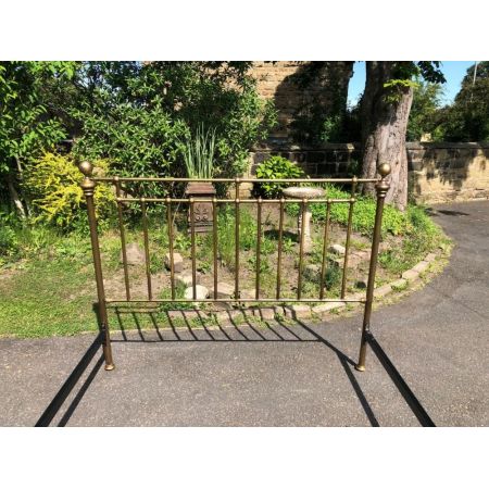 Antikess Doppelbett 1900 aus Messing