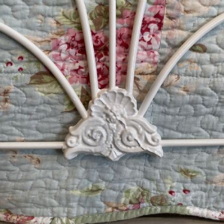 Englisches Einzelbett aus Messing 1880