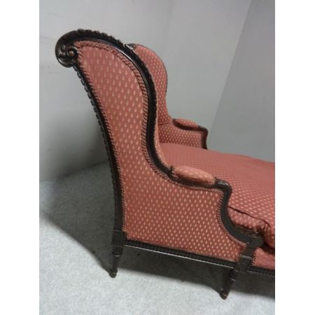 Tagesbett aus edwardianischem Mahagoni