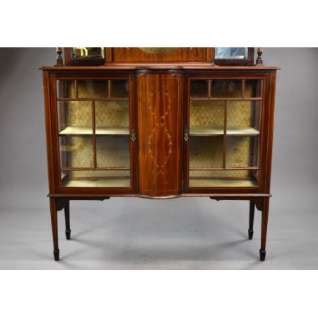 antike viktorianische Vitrine 