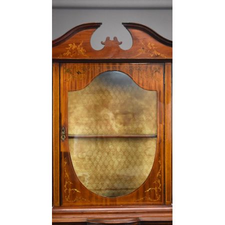 antike viktorianische Vitrine 