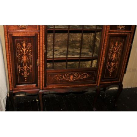 Antike edwardianische Vitrine