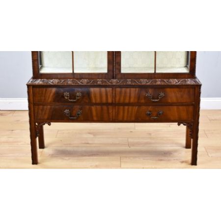 Chinesische Chippendale-Stil Vitrine