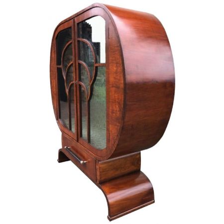 Art-Deco-Vitrine um 1930
