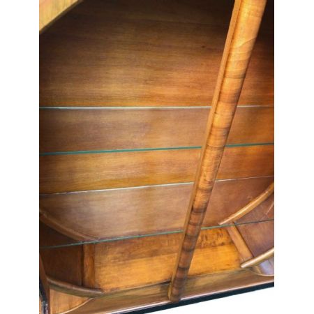 Runde Art Deco Vitrine 