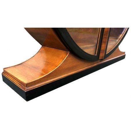 Runde Art Deco Vitrine 